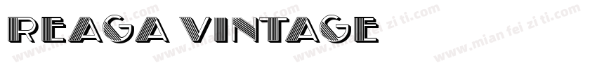 Reaga Vintage字体转换
